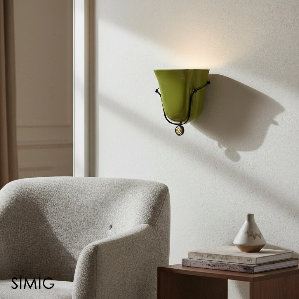 Bellina Modern Glass Wall Sconce - Ambient Lighting for Hallway P075