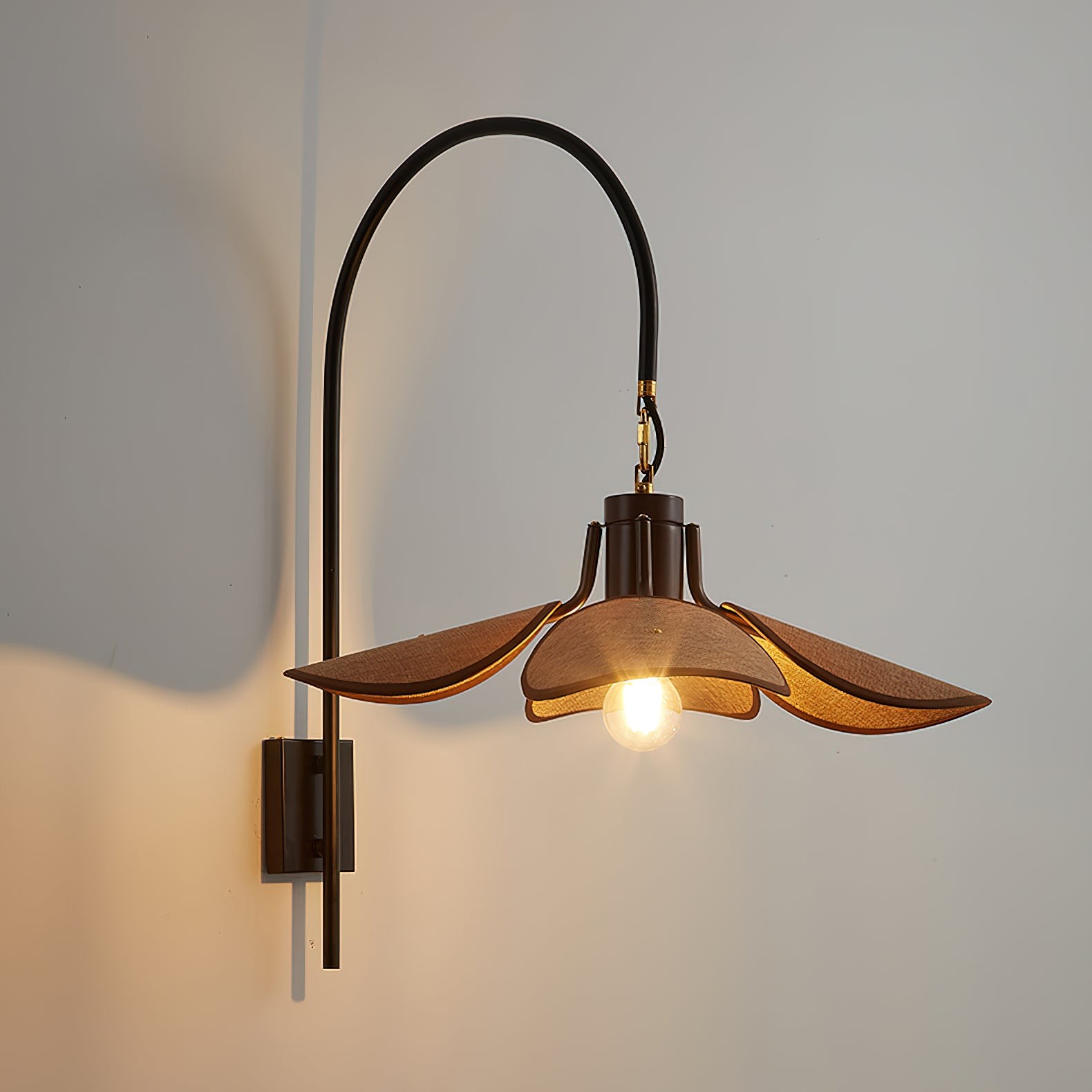 Retro Wabi-Sabi Style Petal Bloom Wall Lamp M517