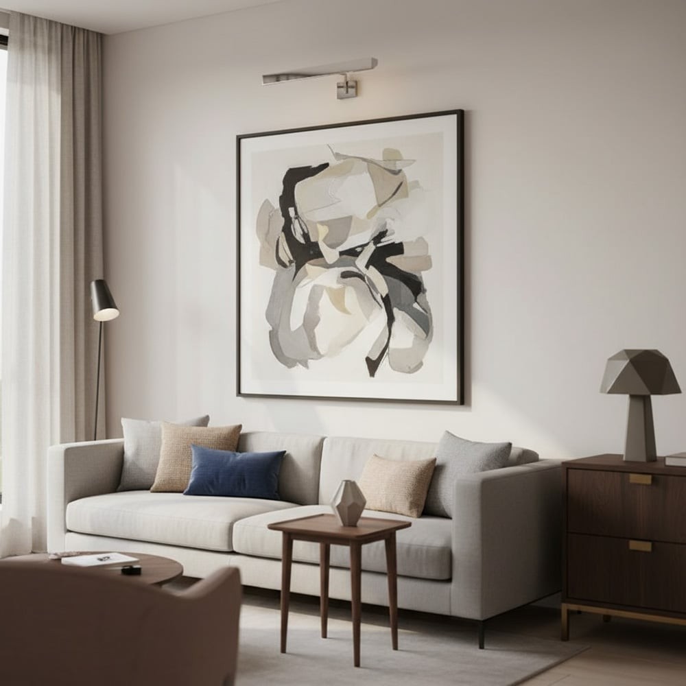 Minimalist Slim Picture Sconce - Metal Art Light T455