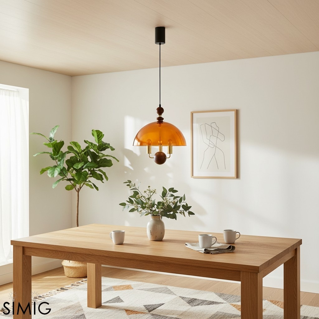Afterglow Sunset Medieval French Style Pendant Light - Dining Room Foyer T491