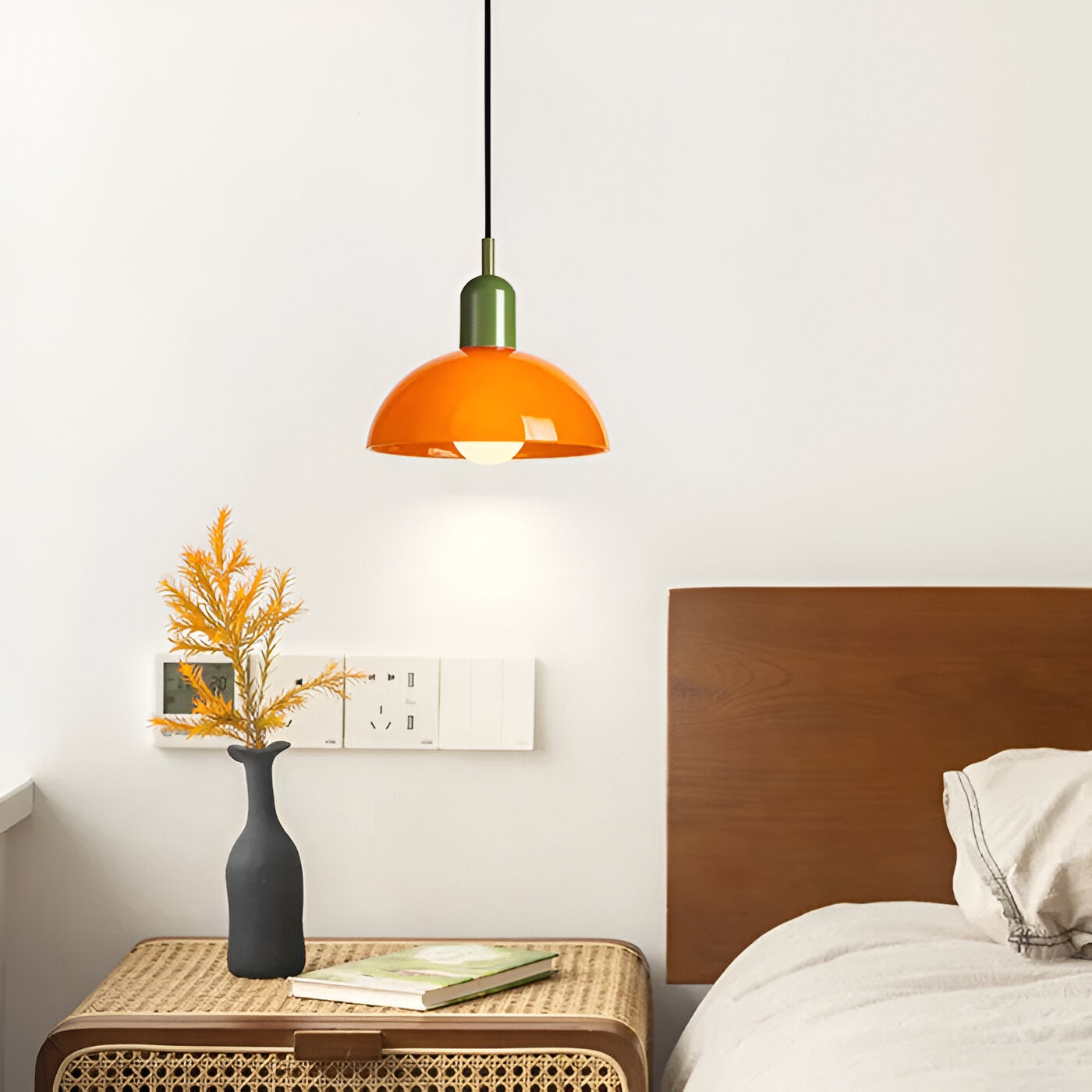 Aurora Nordic Colorful Bowl Pendant Light T2040