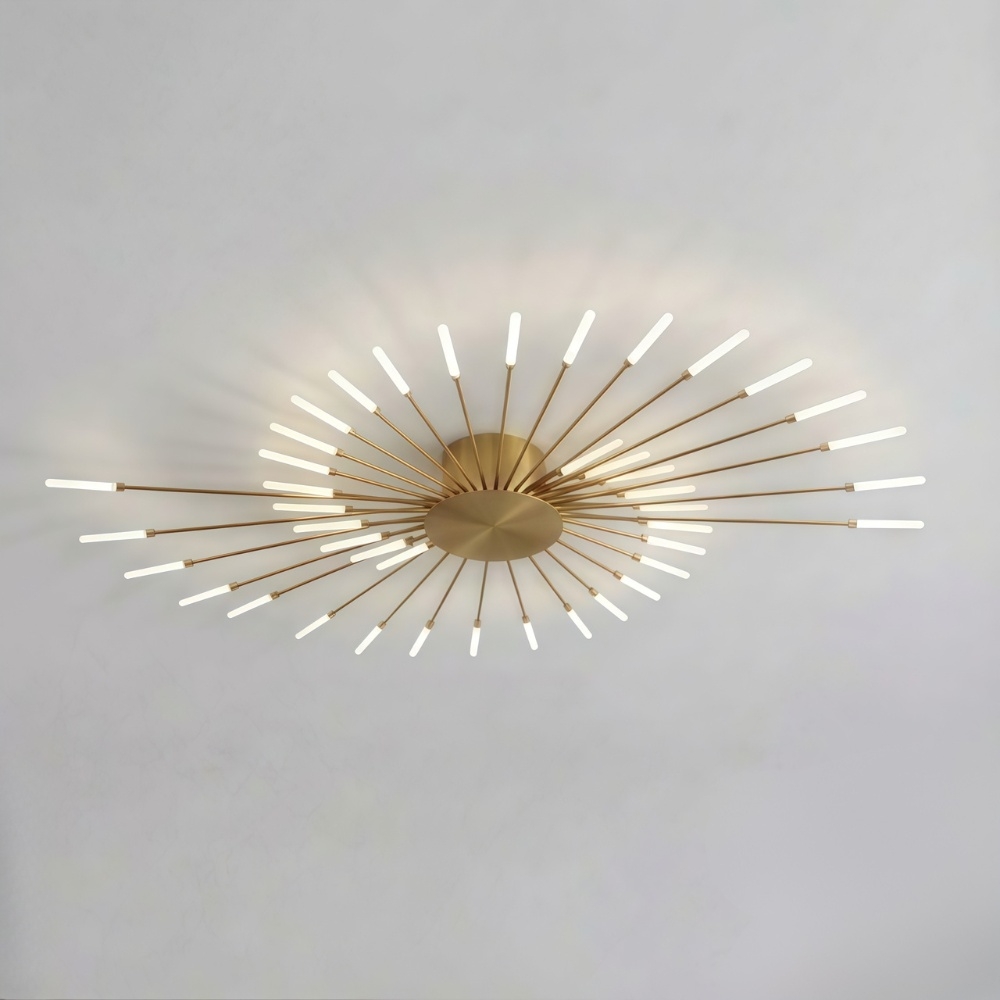 Sputnik Led Fireworks Flush Mount Ceiling Light S40
