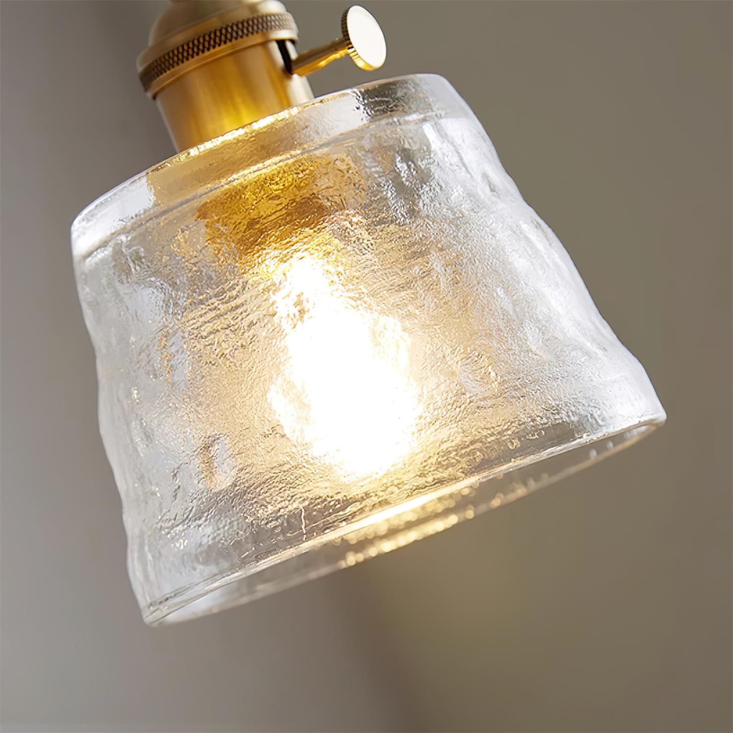Retro Small Cup Glass Pendant Lamp M174