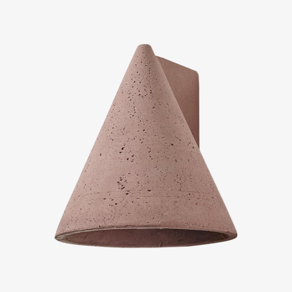 Concrellia Tapered Concrete Wall Lamp Modern - Bedroom Ambient Light T1128