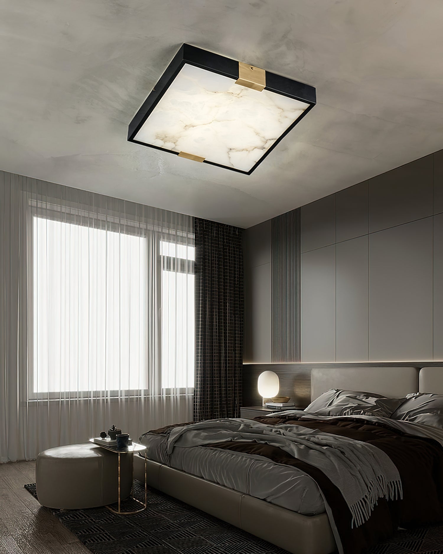 Lucien Alabaster Ceiling Light T1656
