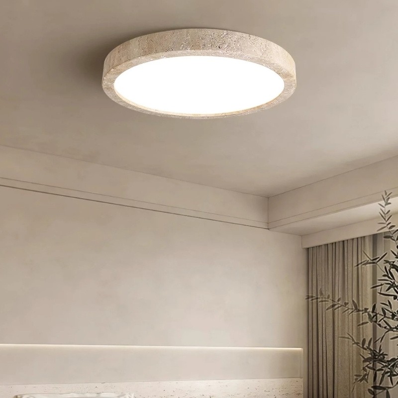 Round Ceiling Light - Nordic Travertine for Living Room S298
