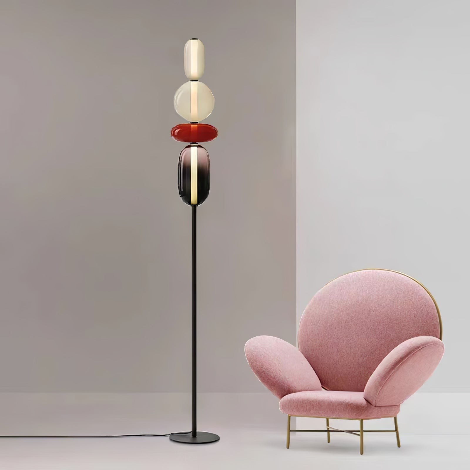 Nordic Creative Minimalist Luxury Glass Floor Light For Living Room M383