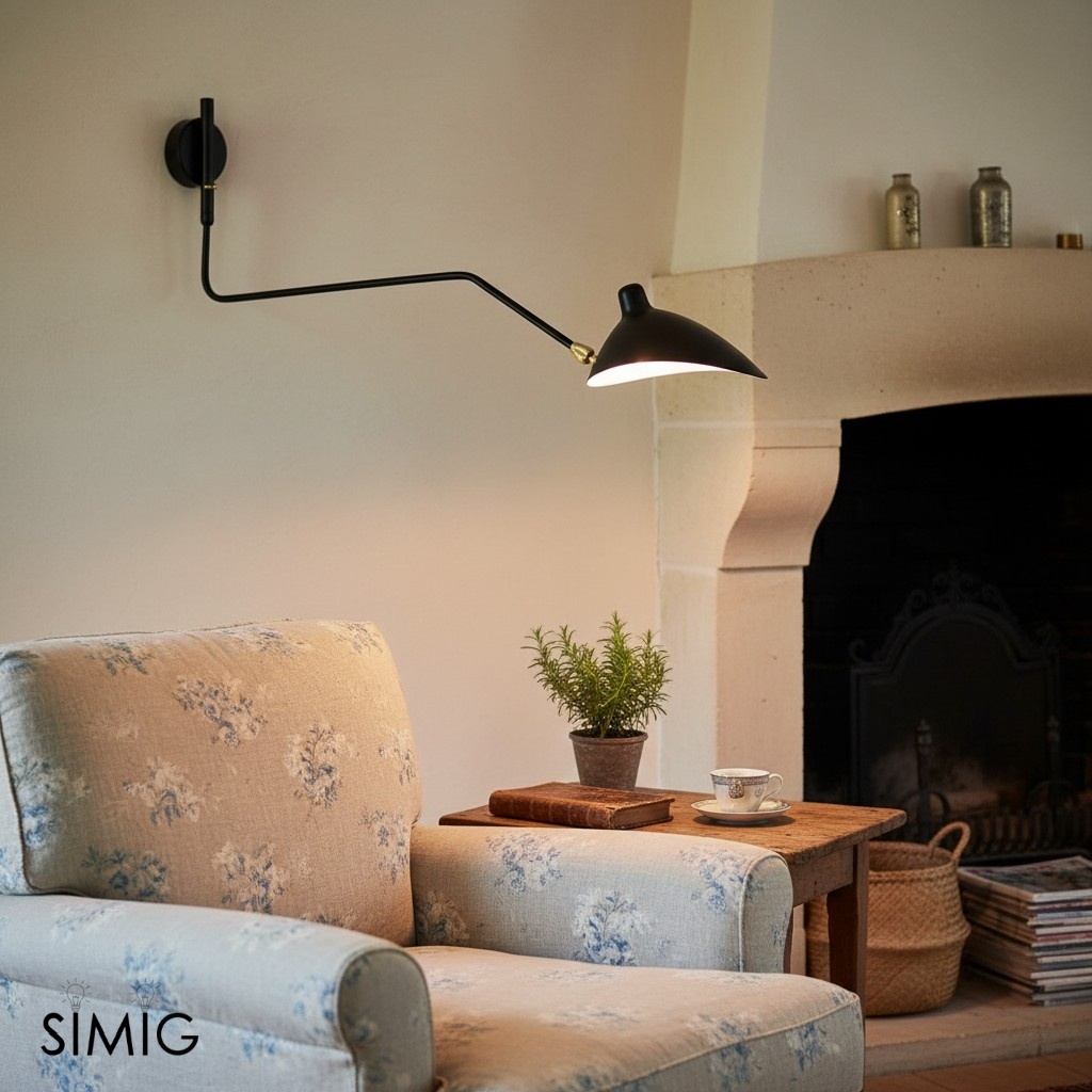 Arclume Modern Wall Light - Modern Adjustable Sconce for Living Room