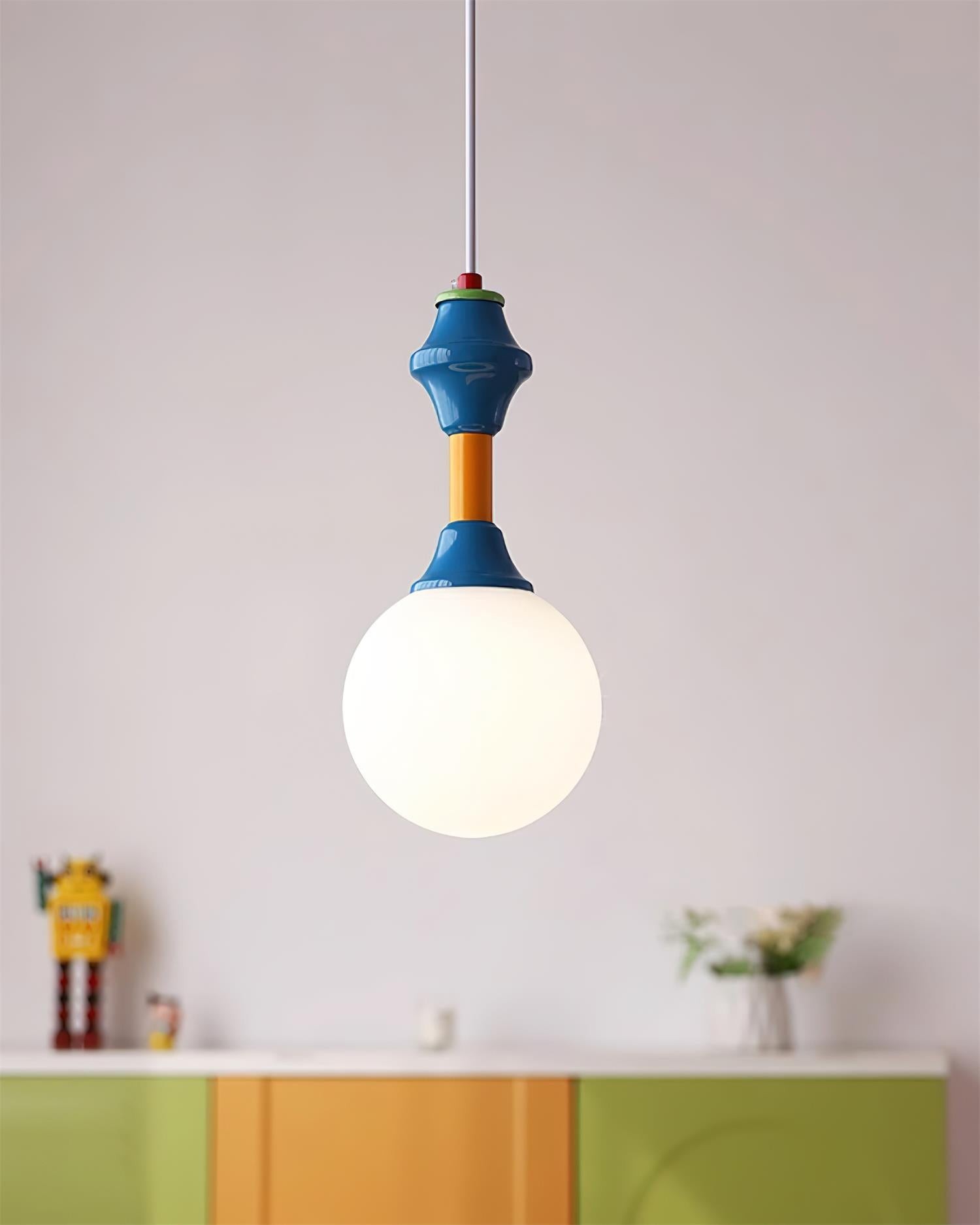 French Blue And White Atmosphere Pendant lamp M93