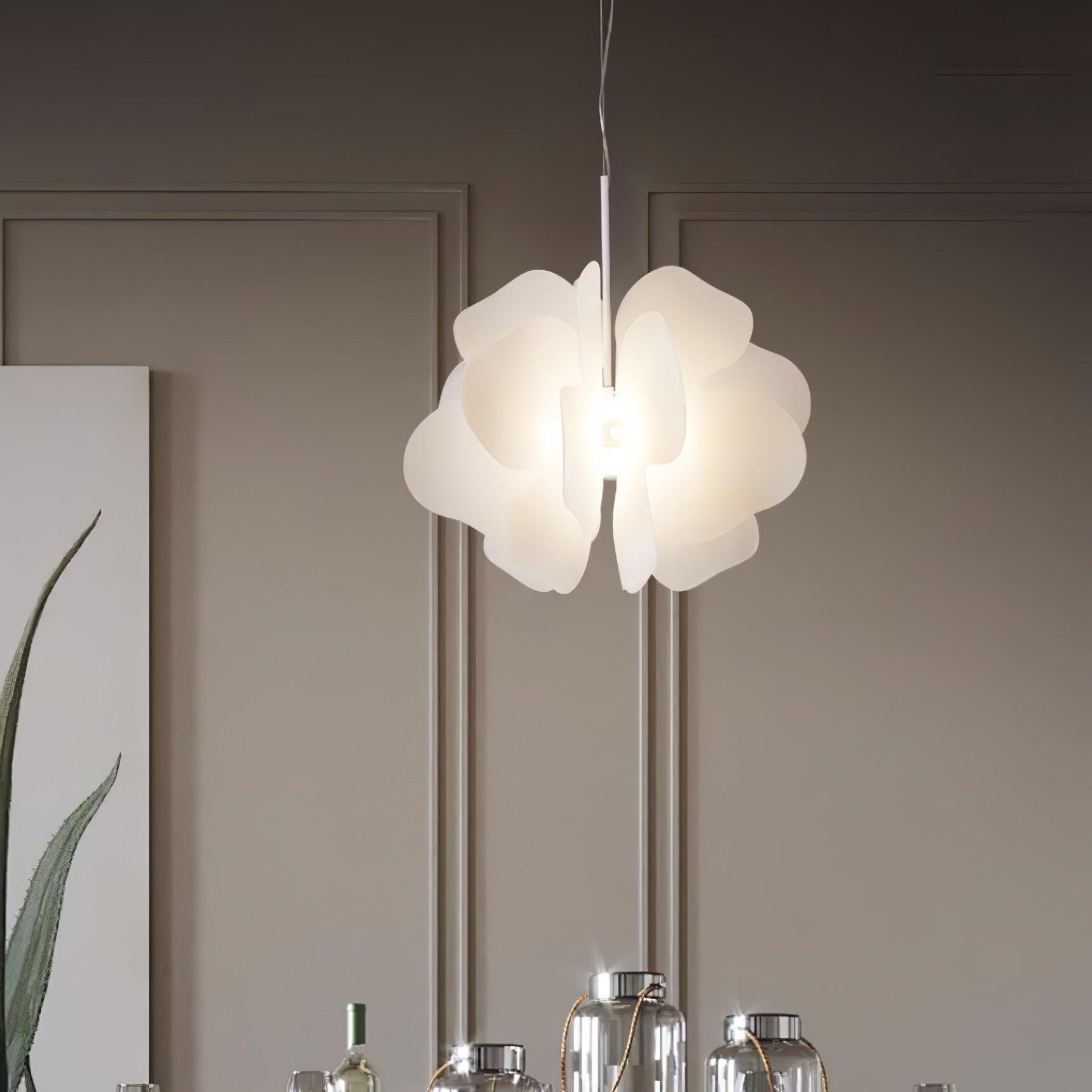 Modern Plastic Flower Design Pendant Lamp M527