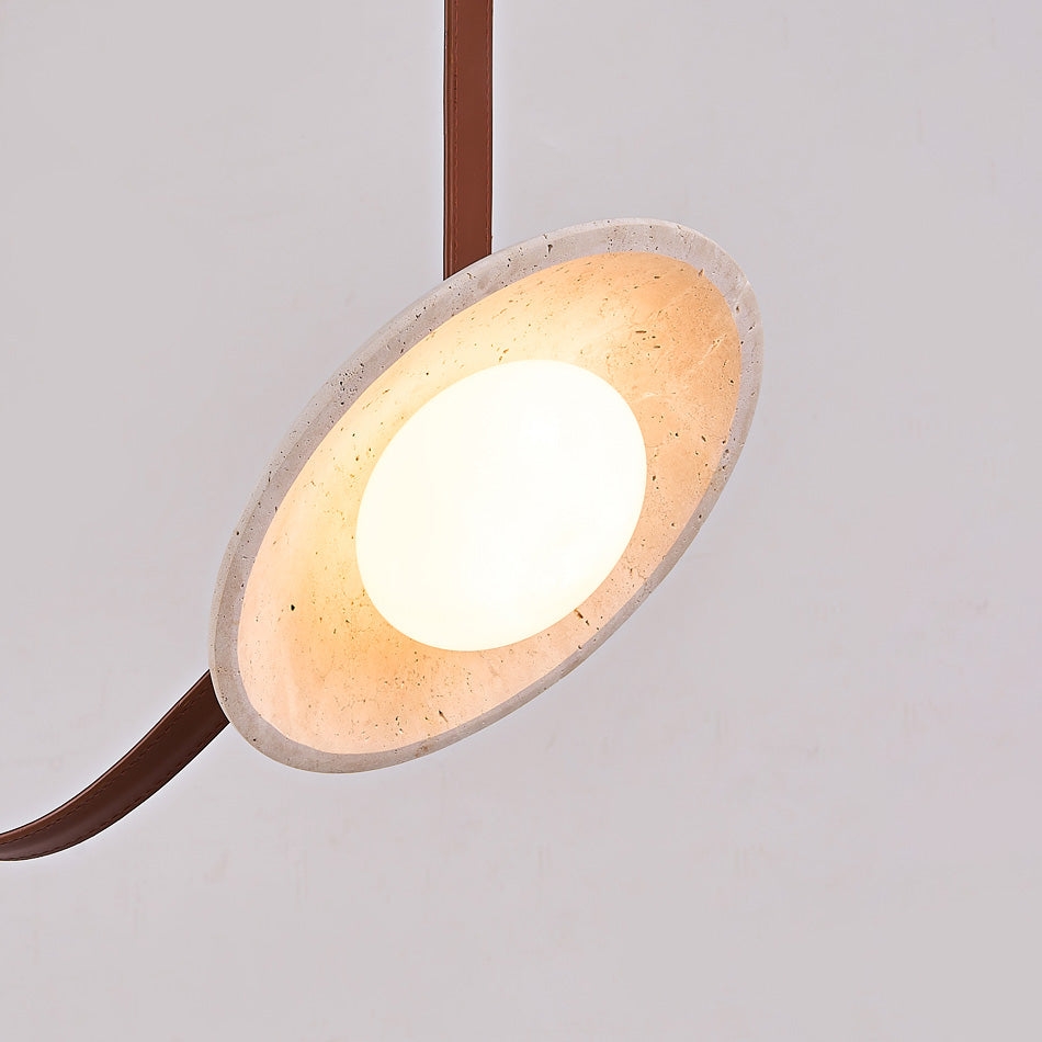 Light Rail Leather Pendant Lamp T1912