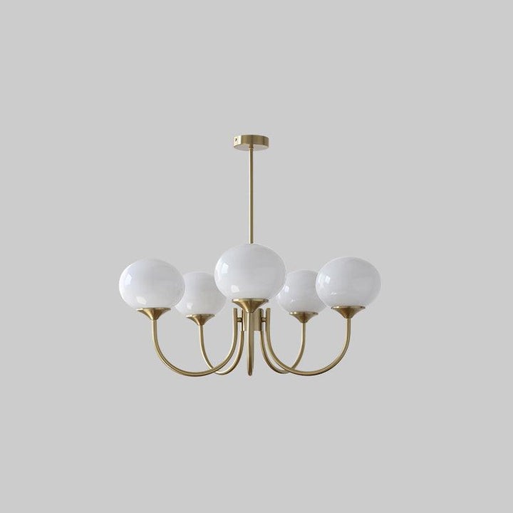 Bauhaus Glass Ball Marshmallow Chandelier S200