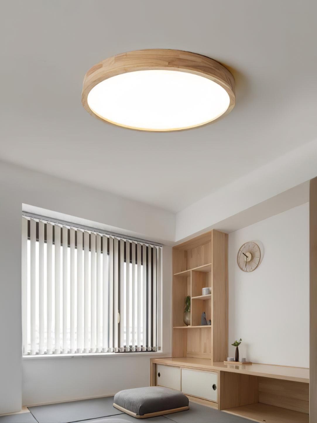 Wooden Geometric Ceiling Light M194