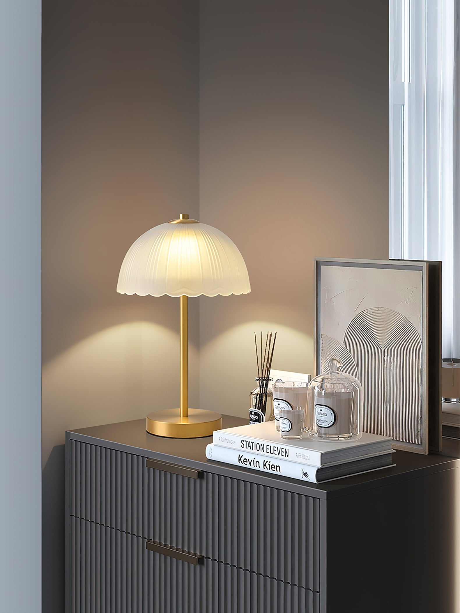 Small Umbrella Table Lamp T1665