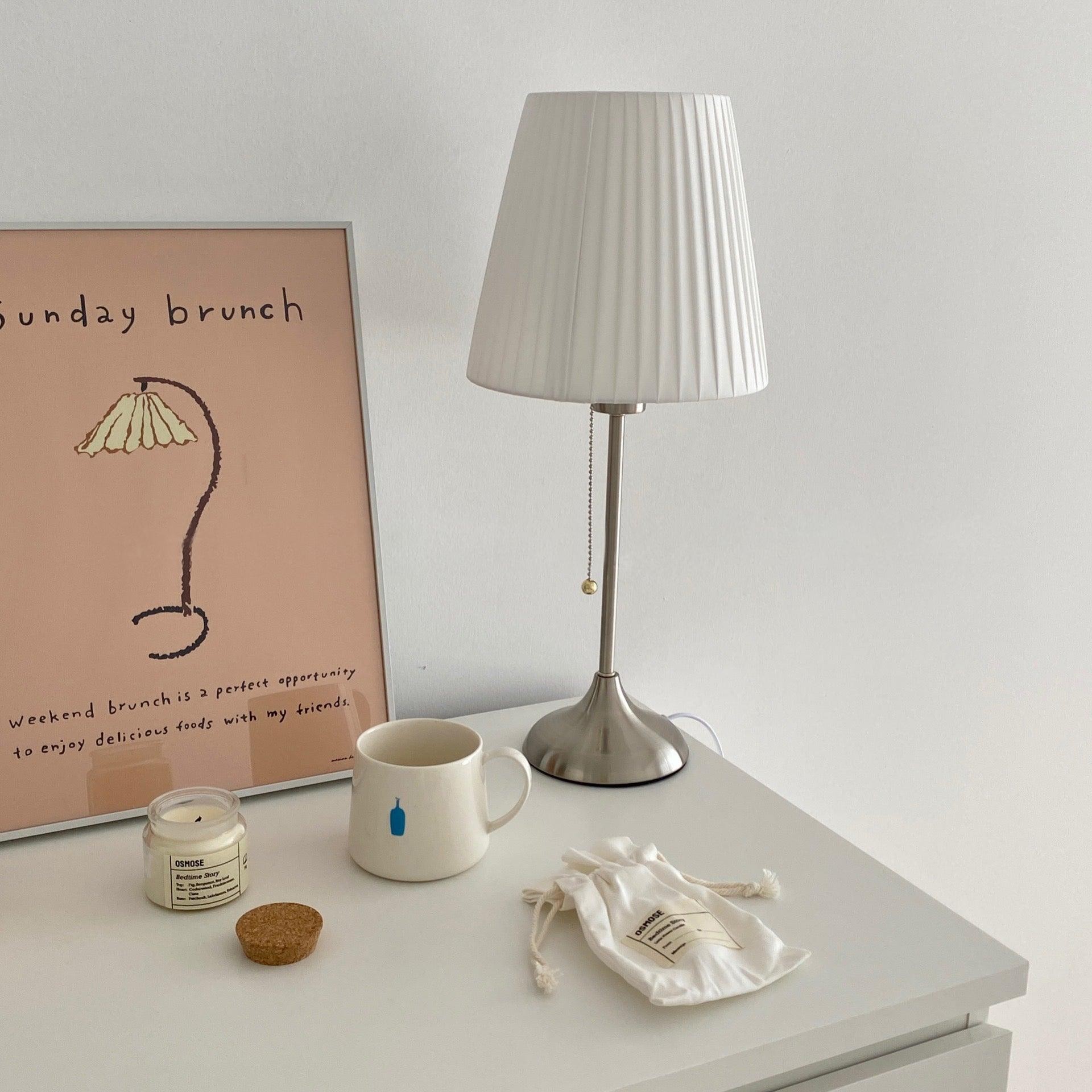 Metal Base Bedside Table Lamp M576