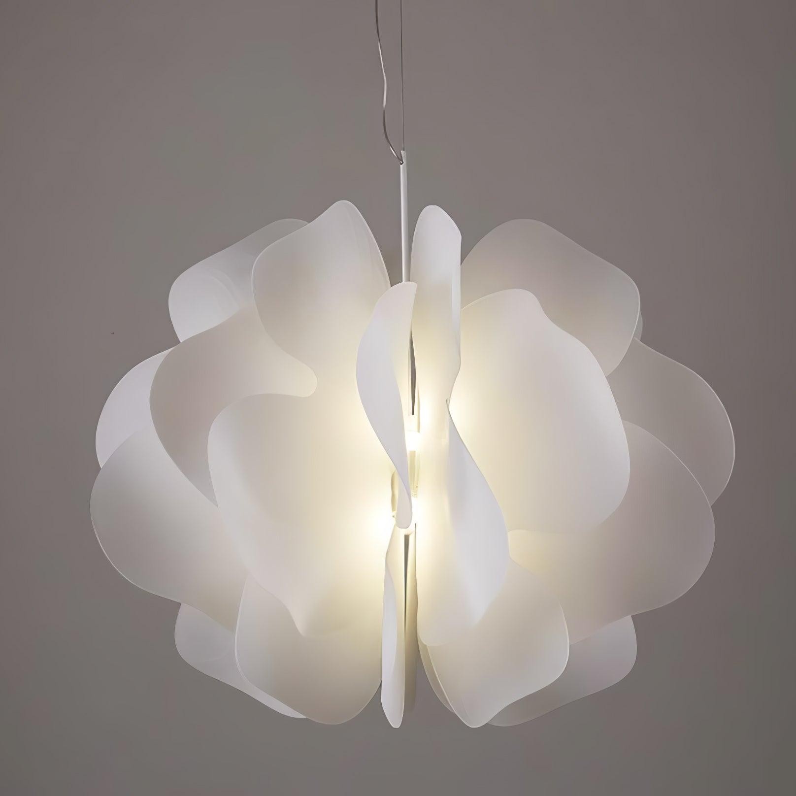 Modern Plastic Flower Design Pendant Lamp M527