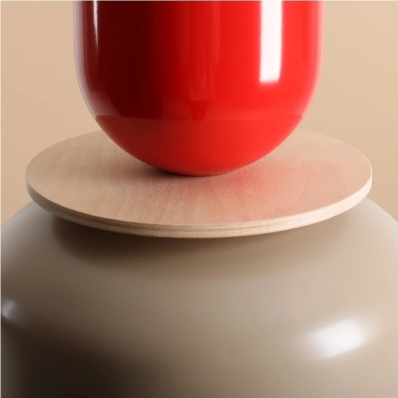 Modern Dual‑Shade Pendant Lamp With Scandinavian Style S227