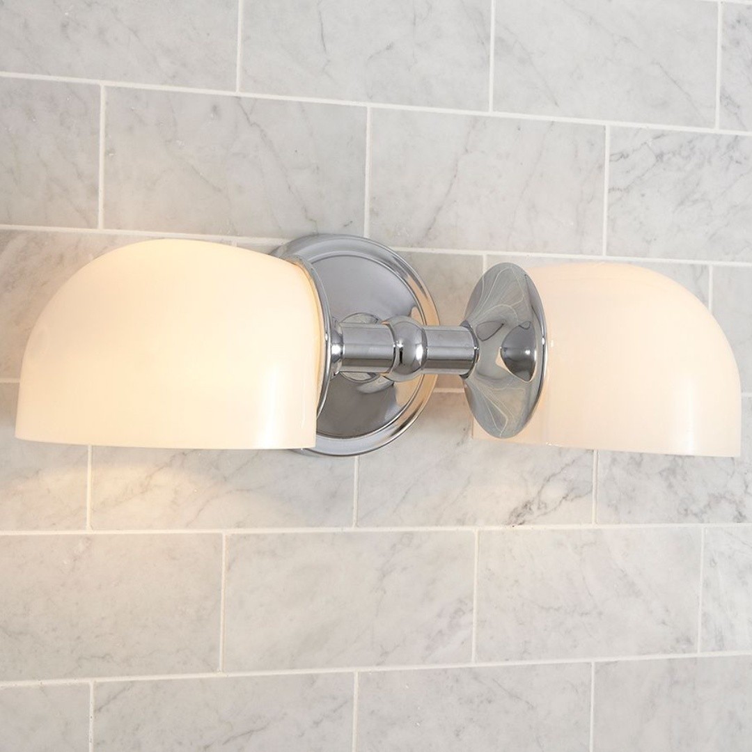 Modern Mercer Double Horizontal Metal Wall Sconce T145