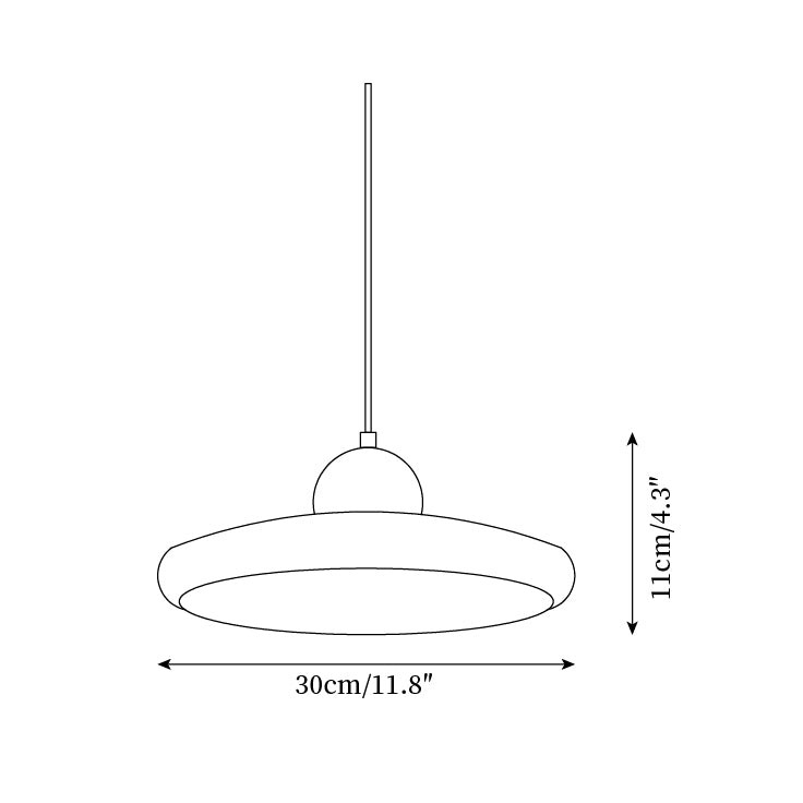 Natural Stone Disc Pendant Light  -  Wooden for Island Ambient Lighting M139