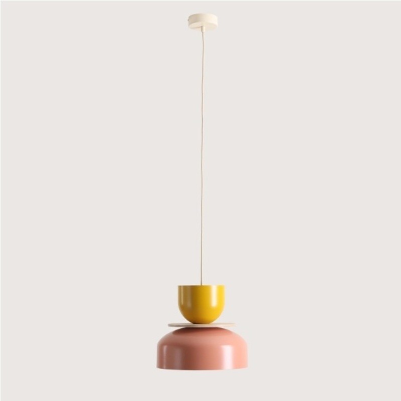 Modern Dual‑Shade Pendant Lamp With Scandinavian Style S227