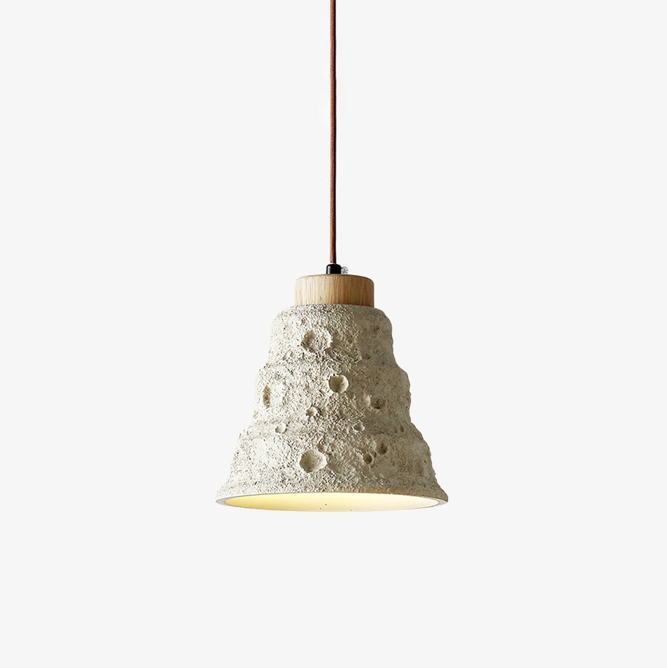 Japanese Wabi Sabi Cement Bell Shape Pendant Light G63