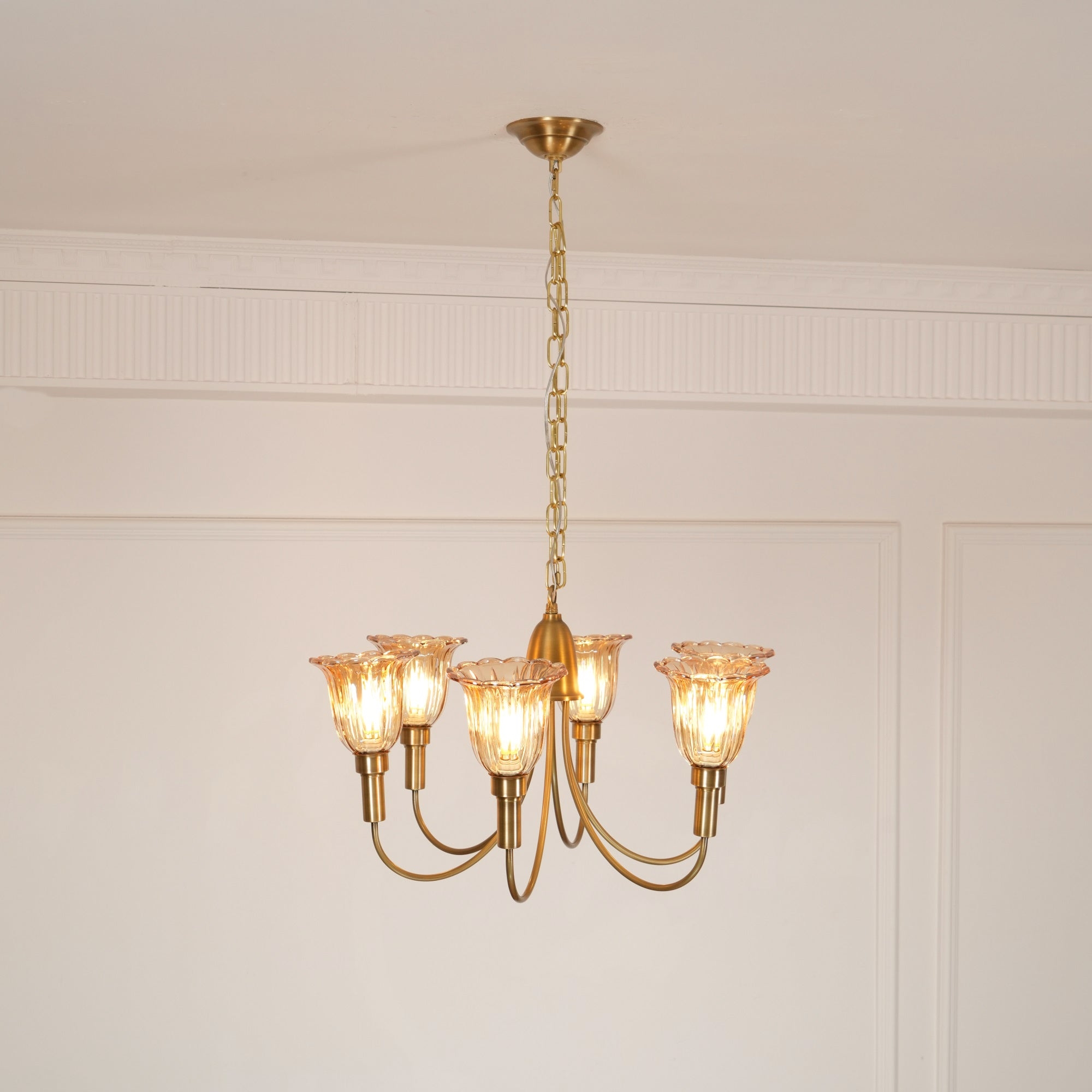 Columbia Brass Chandelier T1729