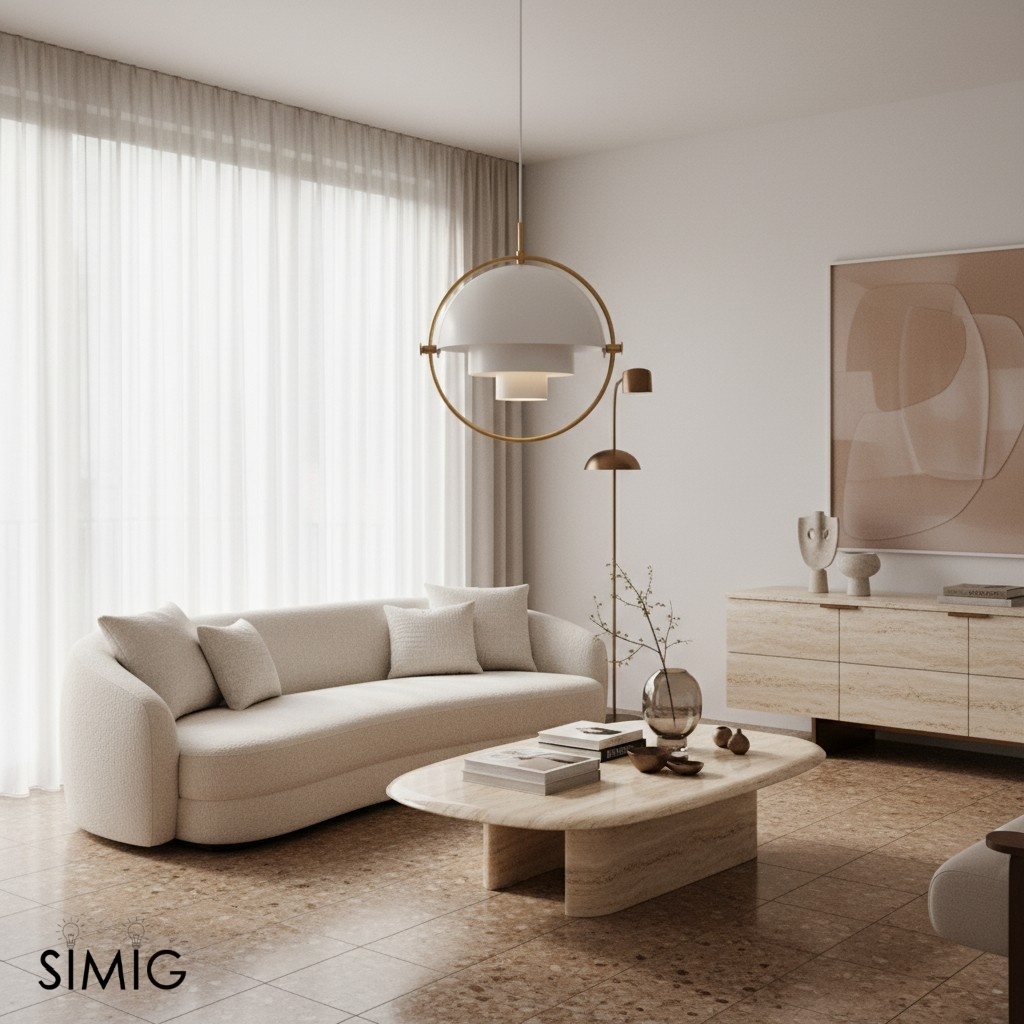 Multiva Pendant Light - Modern Metal Design for Living Room