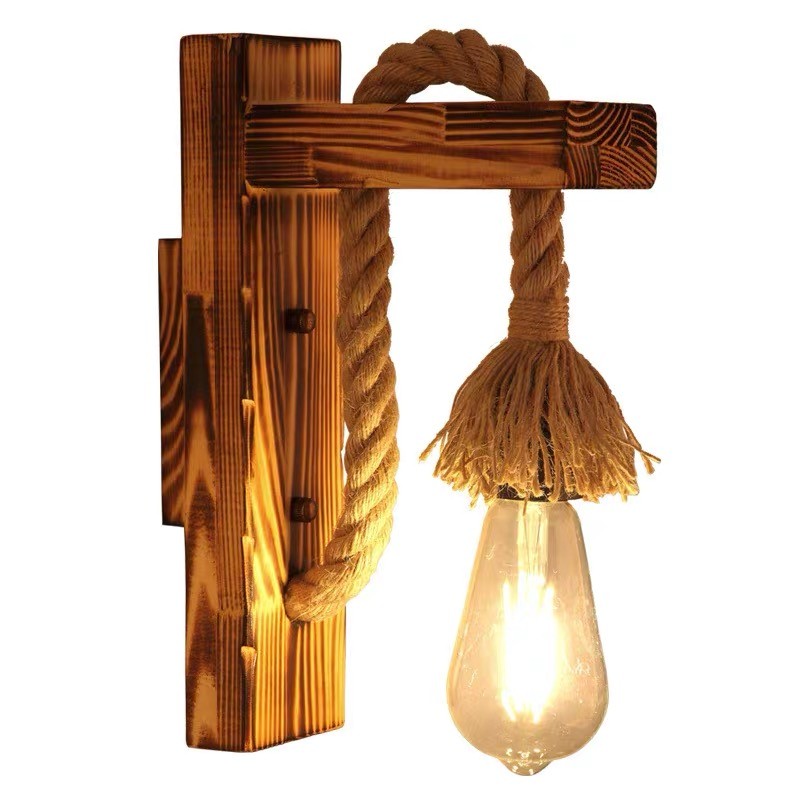 Hemp Rope Wall Lamp