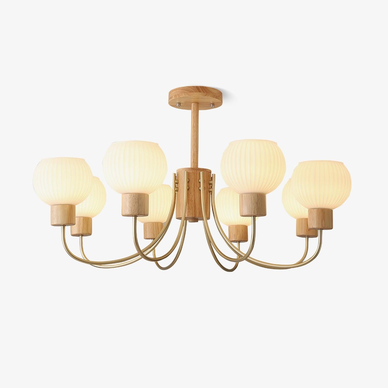 Wabi-sabi Wooden Chandelier M459
