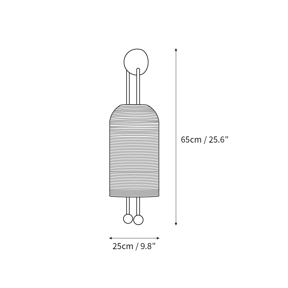 Lantern Glass Sconce T1702