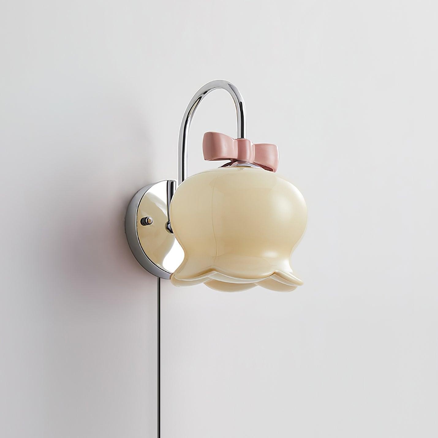 Cute Flowers Plug In Wall Lamp P047