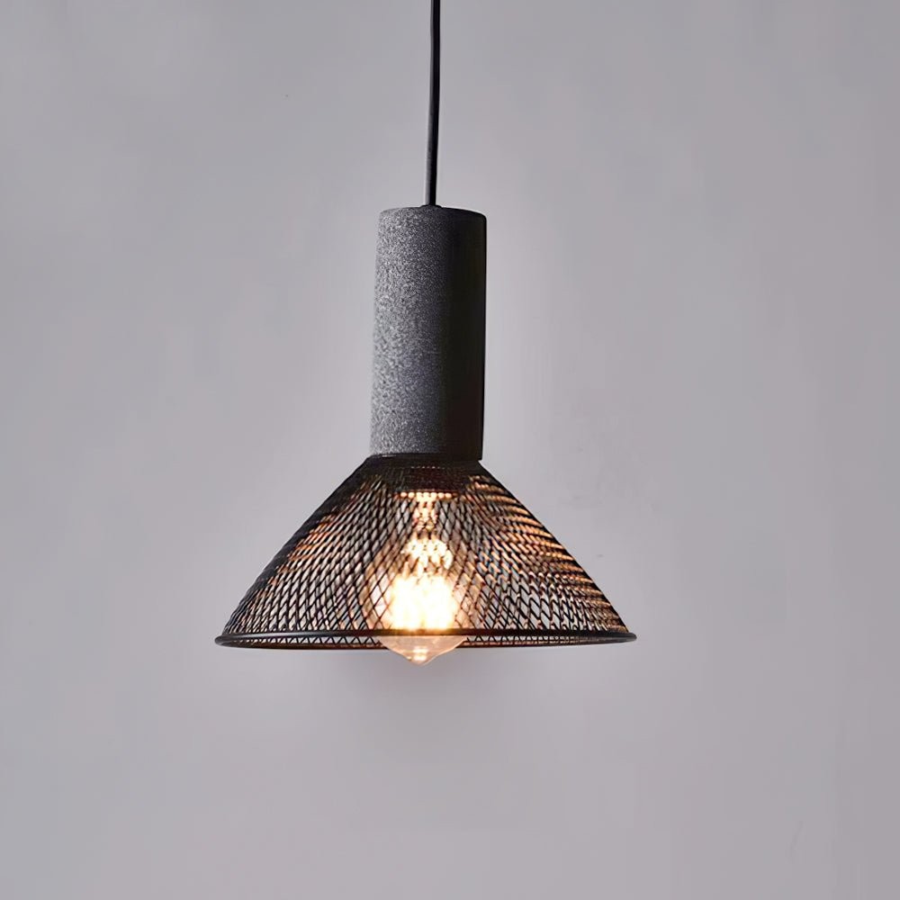 Cement Mesh Pendant Light M566