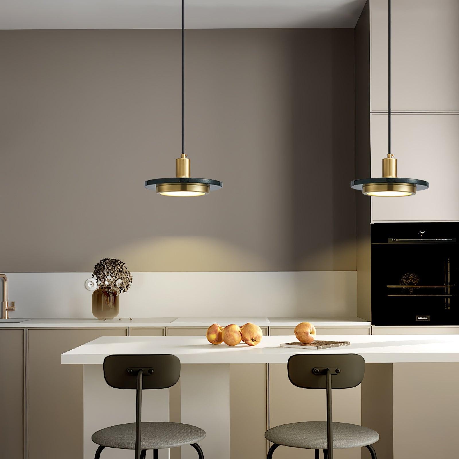 Double Circle Pendant Light M559