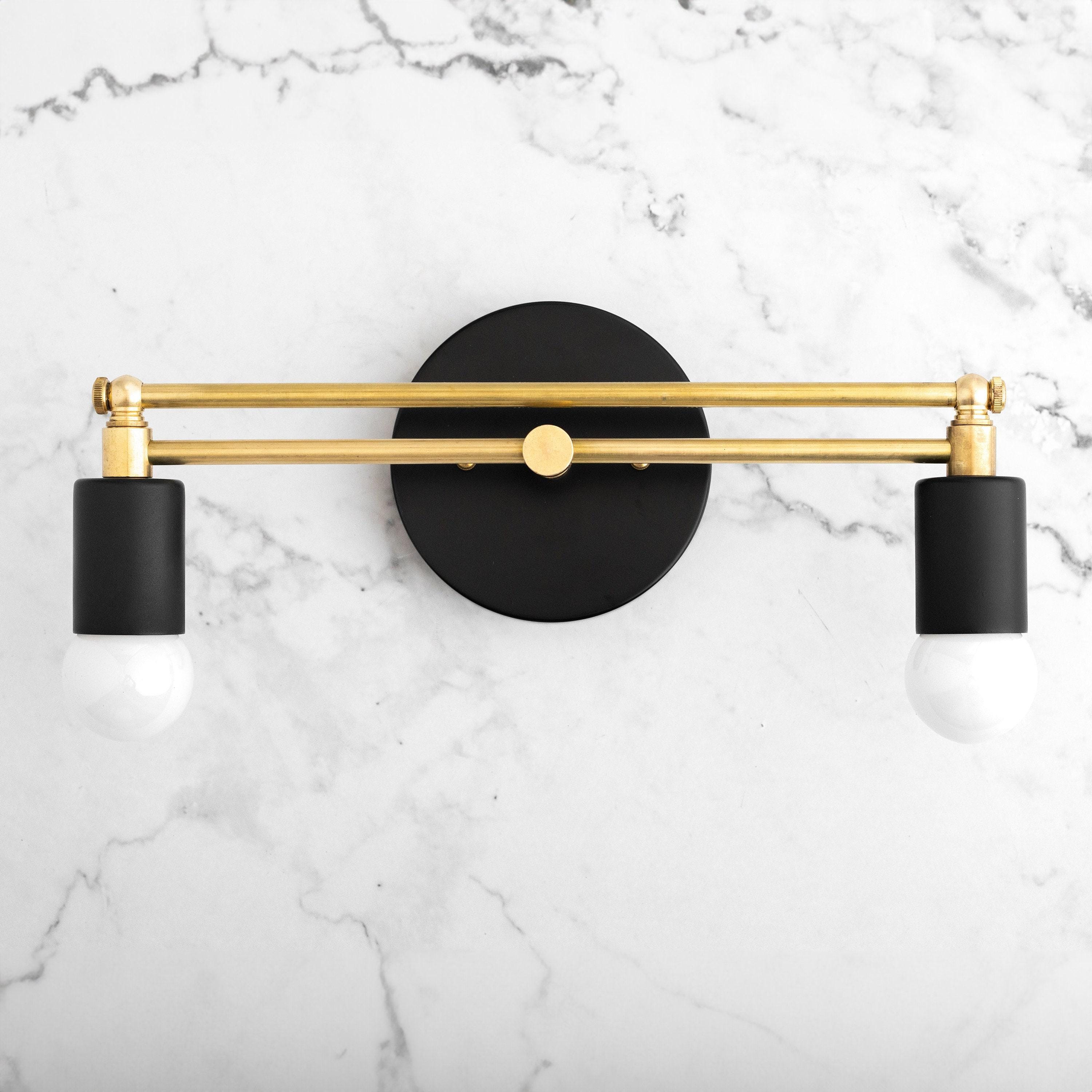 Mobilux Line Modern Vanity Light - Bathroom Wall Fixture in Art Deco Style T354