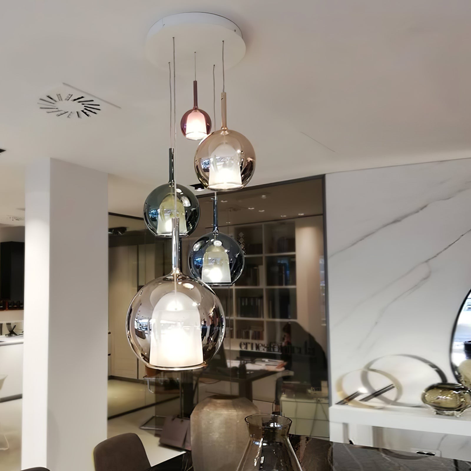 Glo Wine Glass Shaped Pendant Light S185