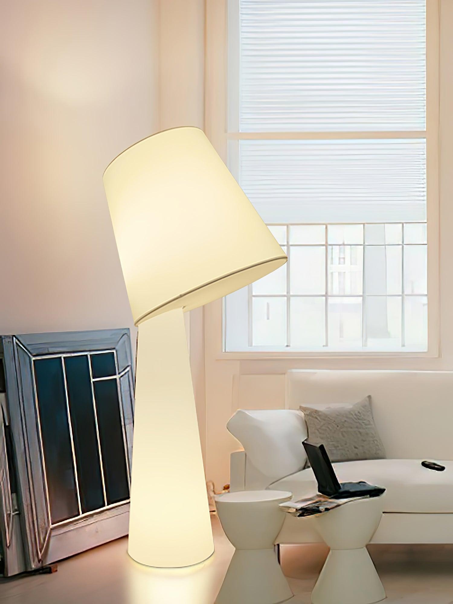 Column Fabric Floor Lamp Suitable For Living Room M561