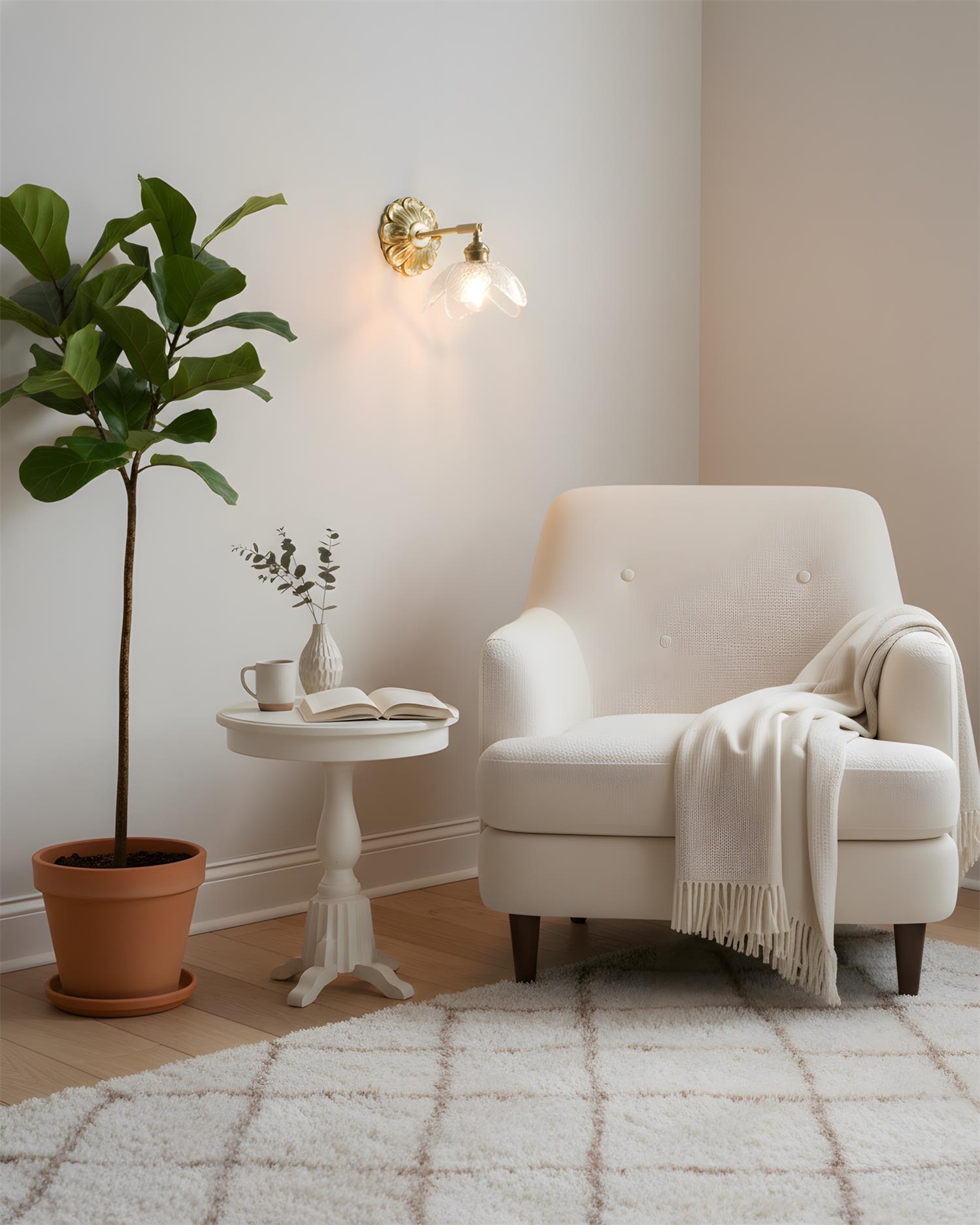 Nacre Petal Wall Lamp T1550