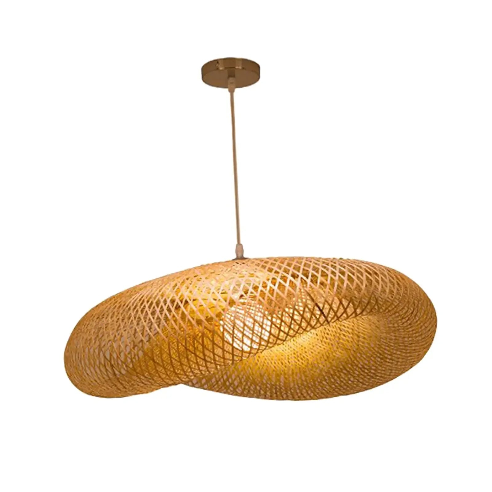 Aira Handwoven Natural Bamboo Pendant Light T1997
