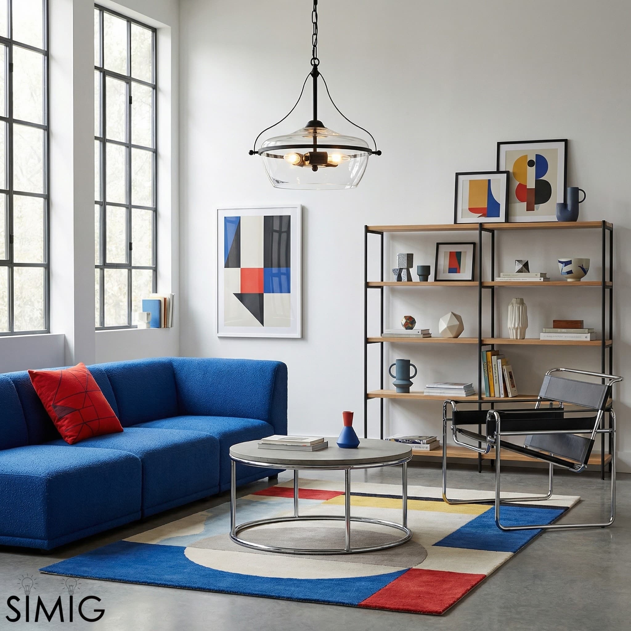 Lirra Bowl Shaped Glass Pendant - Modern Lighting for Dining Room T776