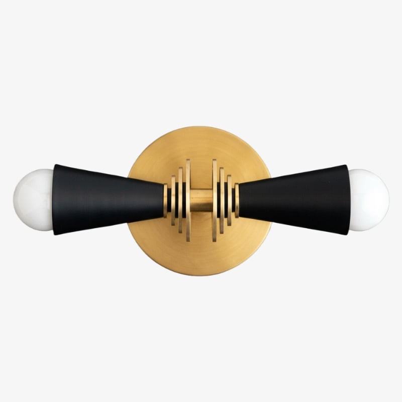 Pyralis Cone Art Deco Wall Light - Multi-Directional Sconce for Vanity or Wall T345