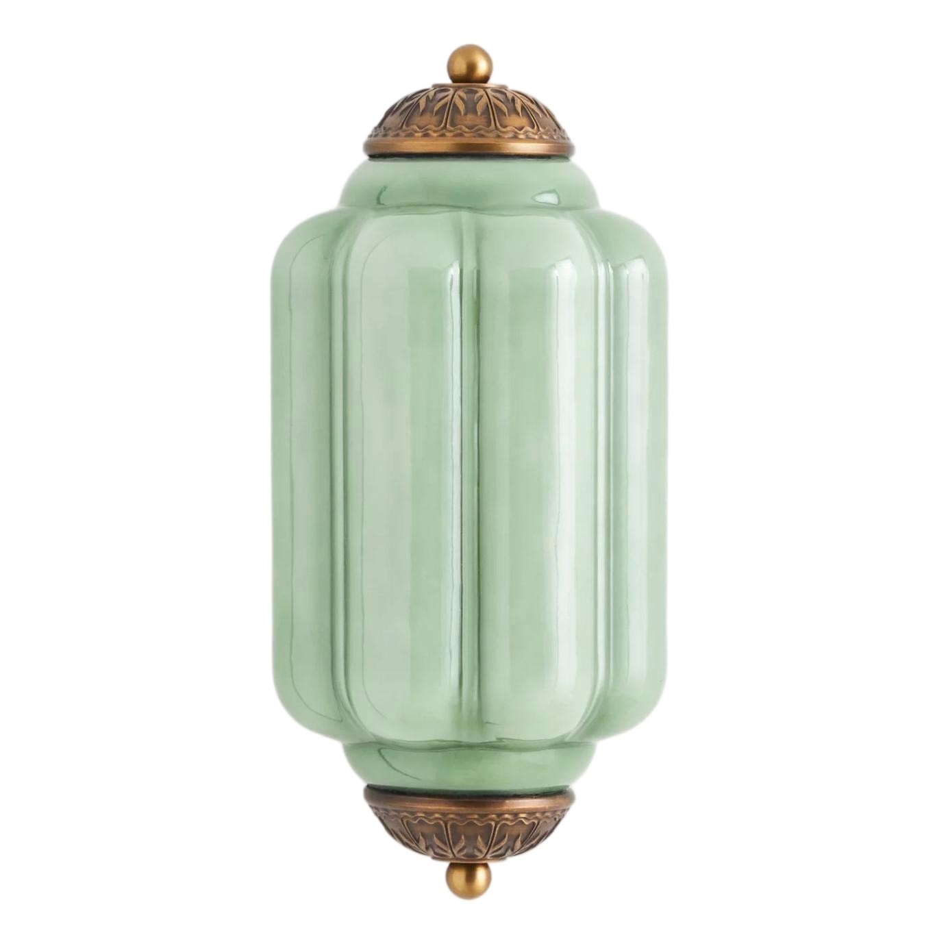 Vintage Eloise Glass Wall Light - Art Deco Style for a Chic Living Room G52
