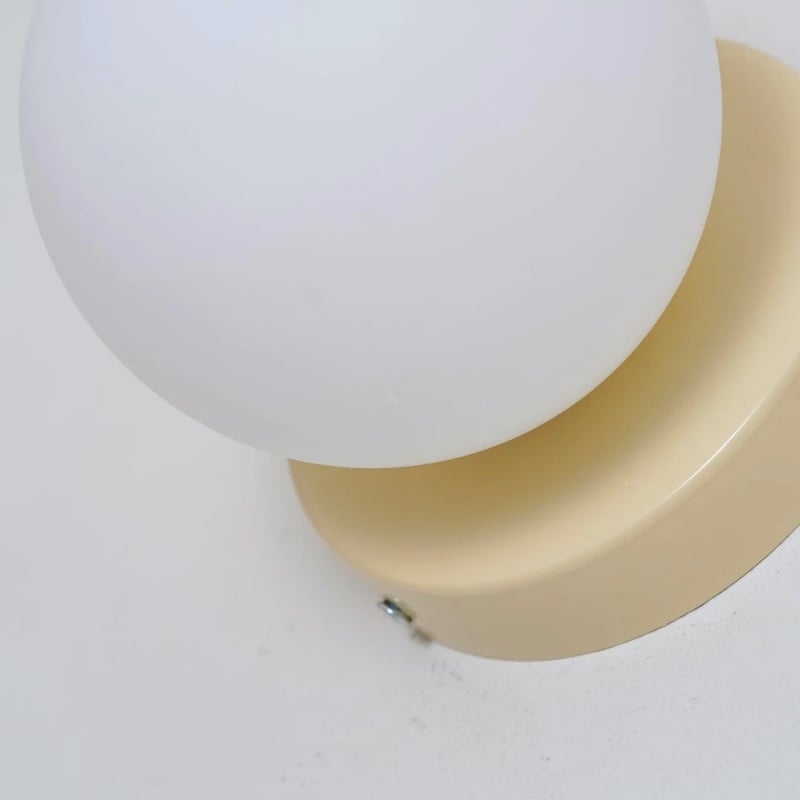 Nuevola Round Wall Lamp - Modern Metal and Glass for Hallways and Living Rooms T528