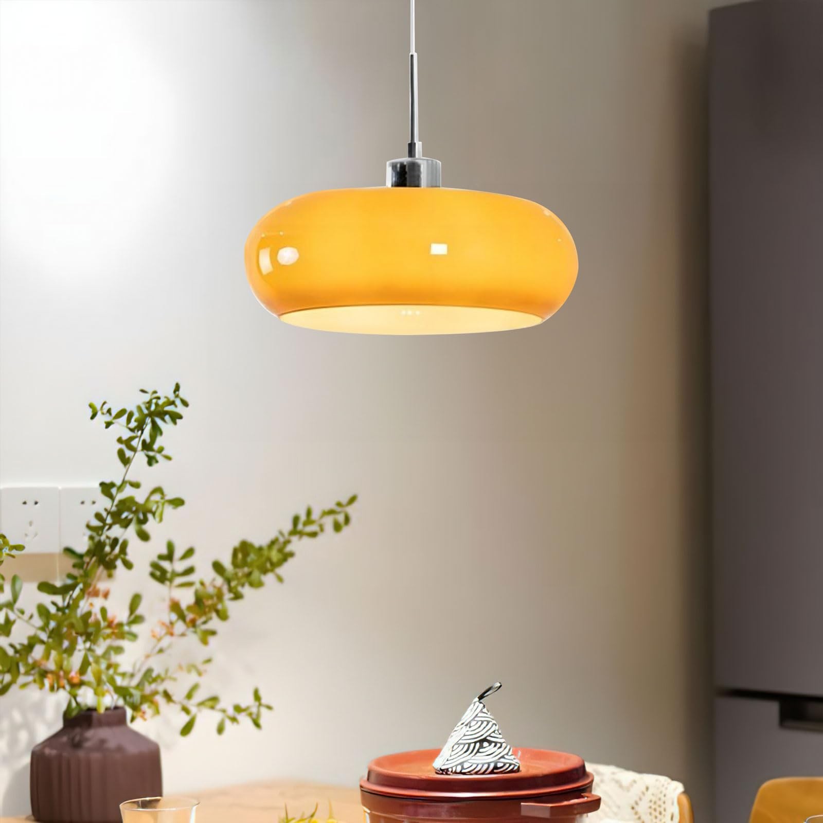 Nordic Bauhaus Glass Pendant Lamp S47