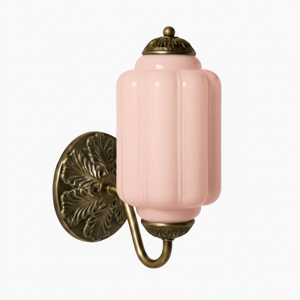 Eloise Vintage Glass Sconce - Elegant Art Deco Wall Lamp M486