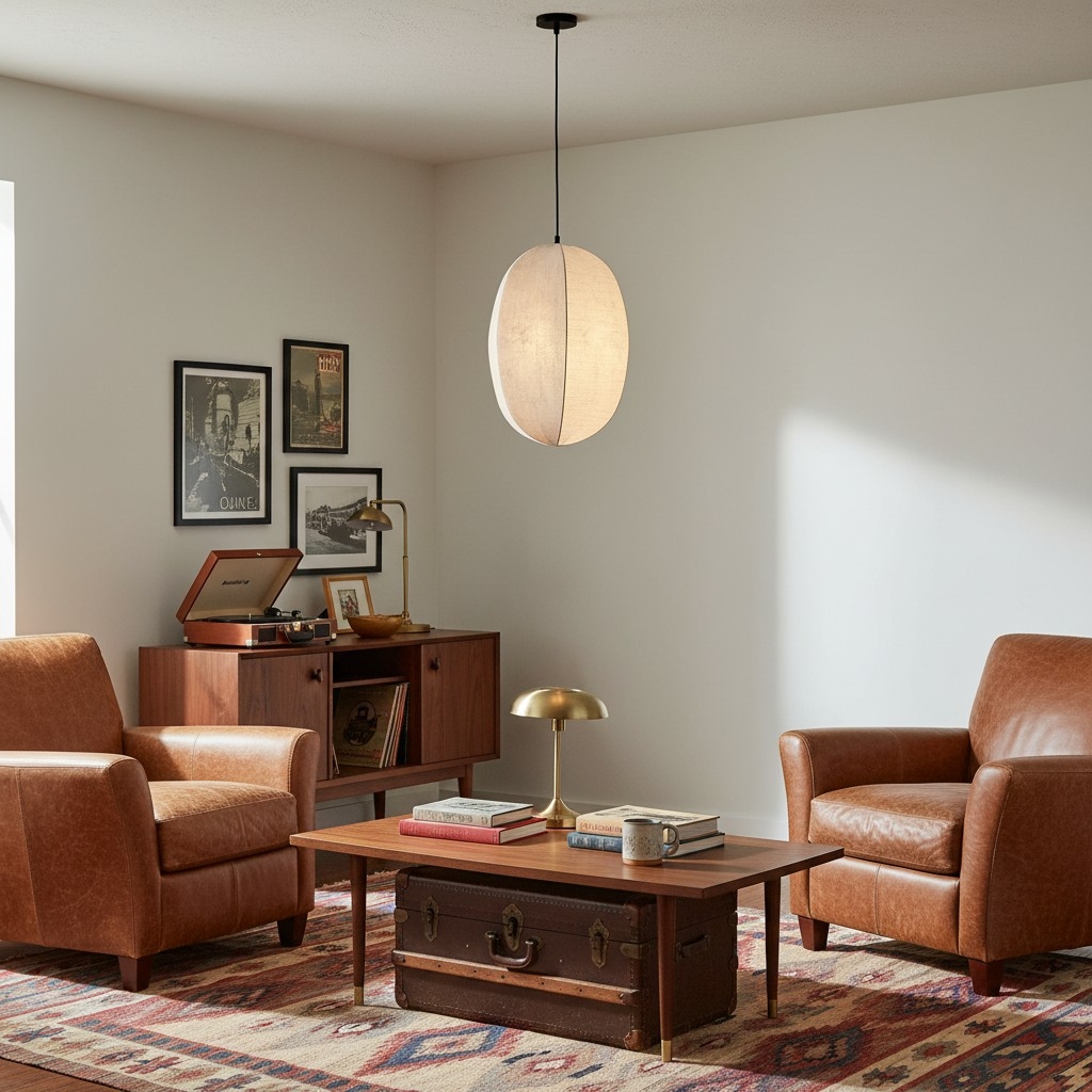 Diora Sculptural Pendant Light ‑ Modern Metal Design for Living Room T802