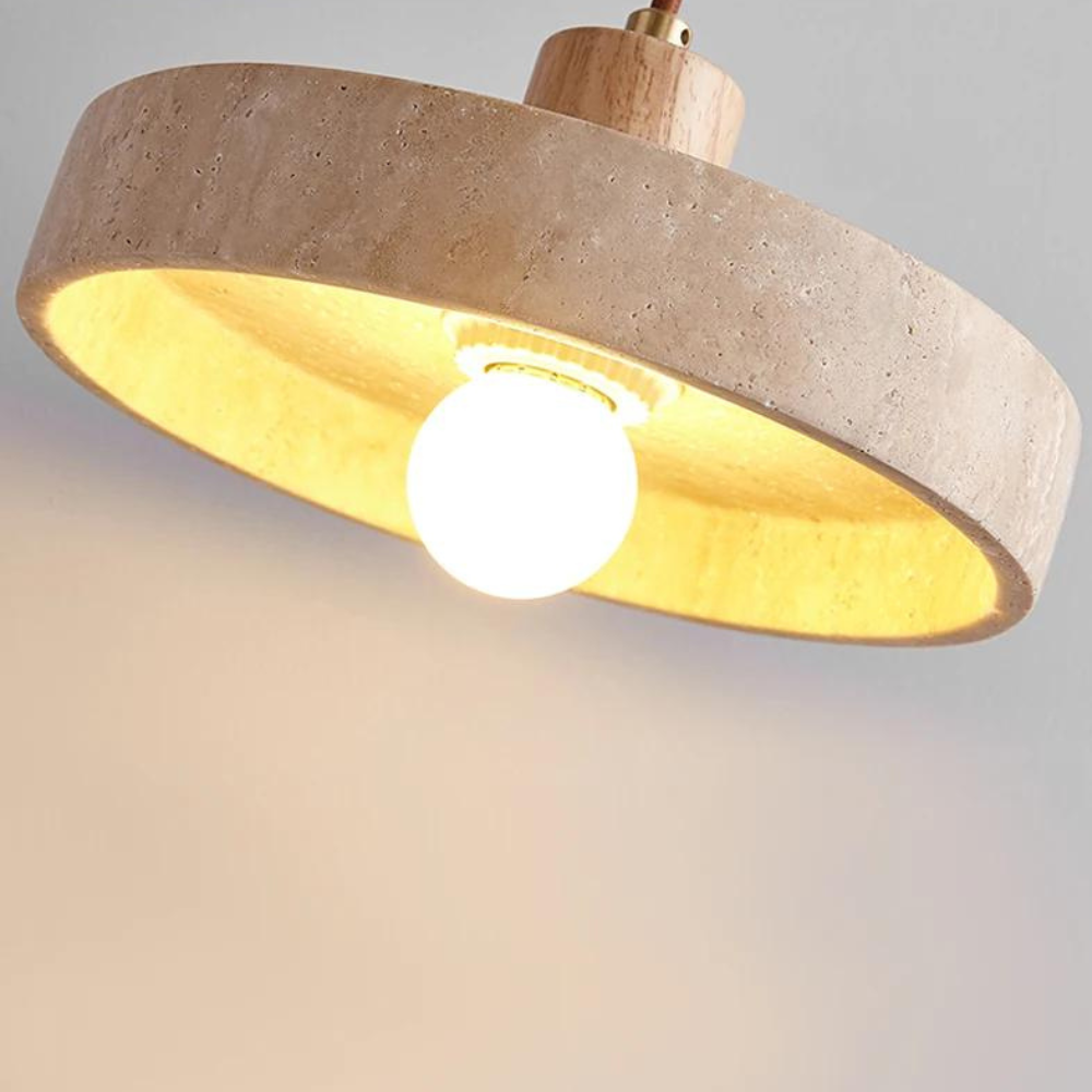 The Star's Radiance Travertine Ceiling Light T2079