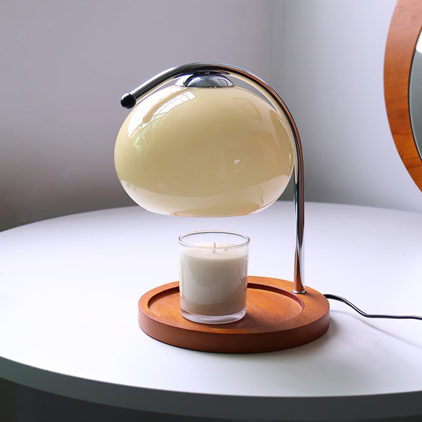 Modern Bauhaus Glass Candle Warmer Table Lamp M43