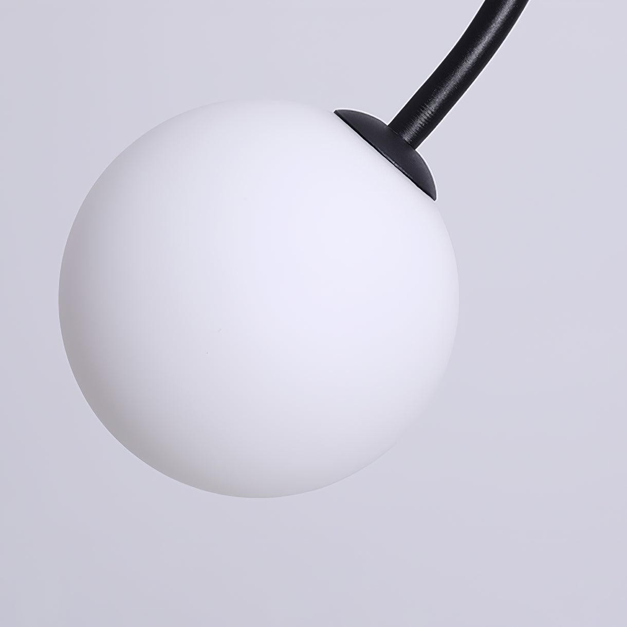 Creative Double Heads Glass Pendant Lamp M389