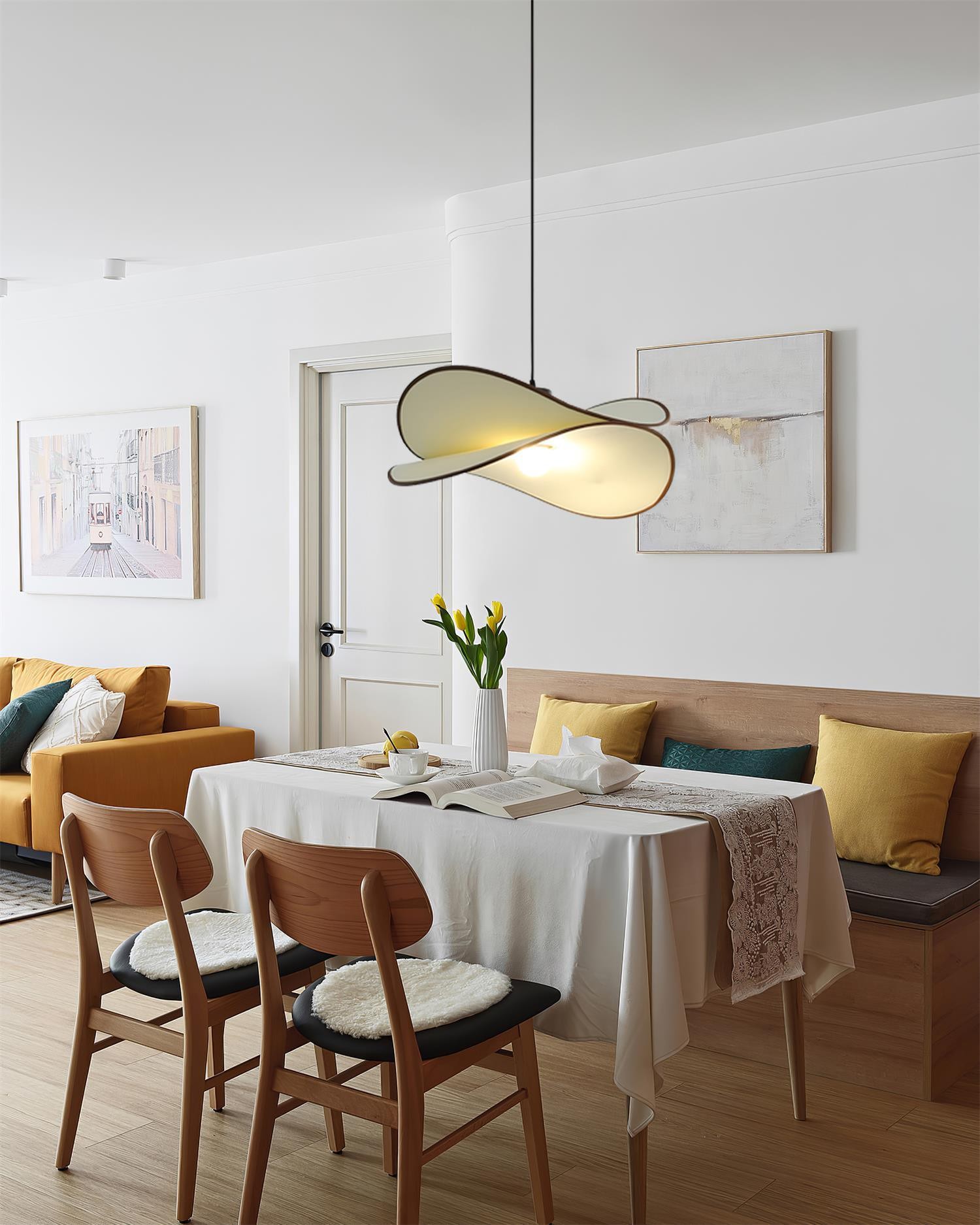 Wabi Sabi Fabric Crisp Pendant Lamp M256