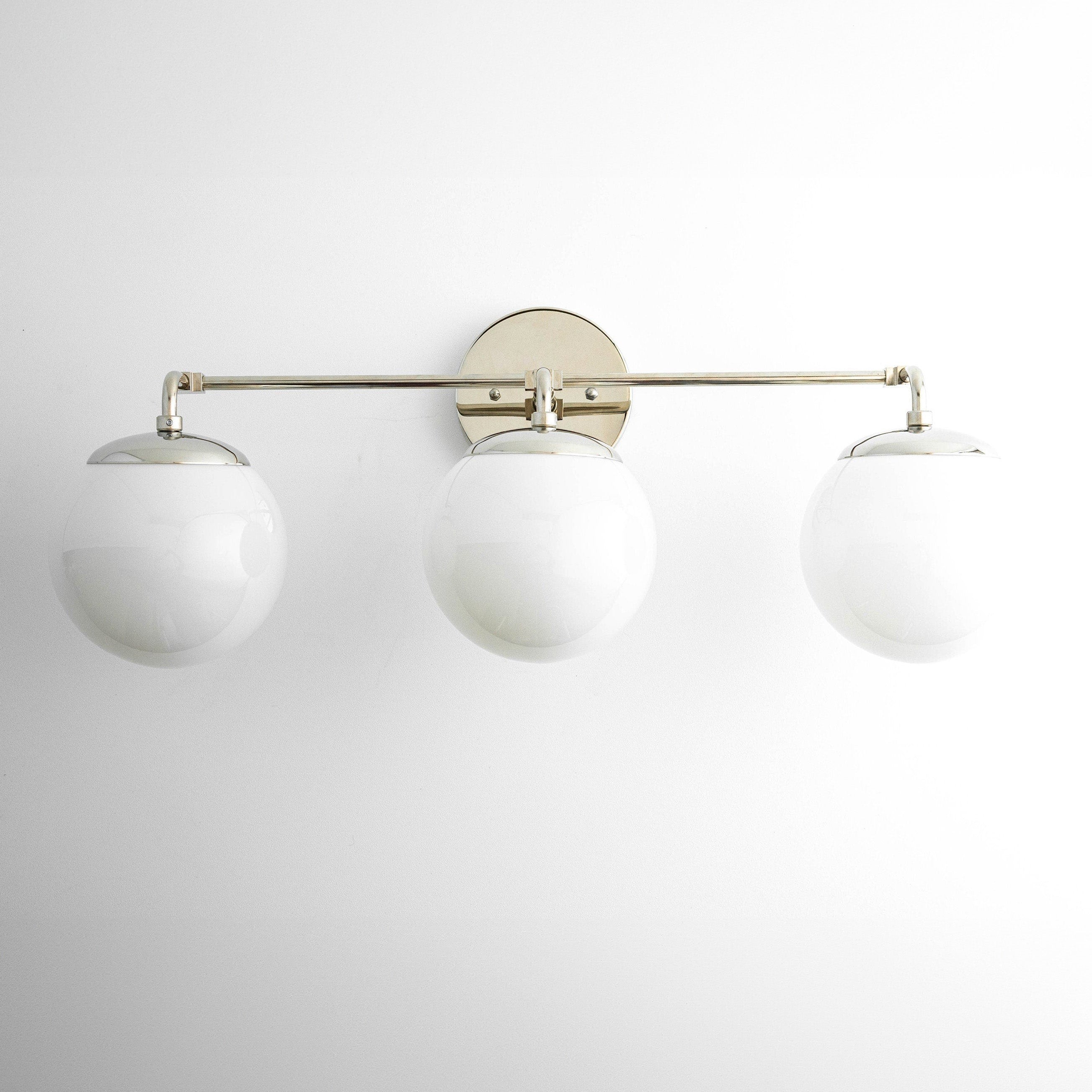 Glorica Glass Wall Sconce - Modern Vintage Vanity Light Fixture T376